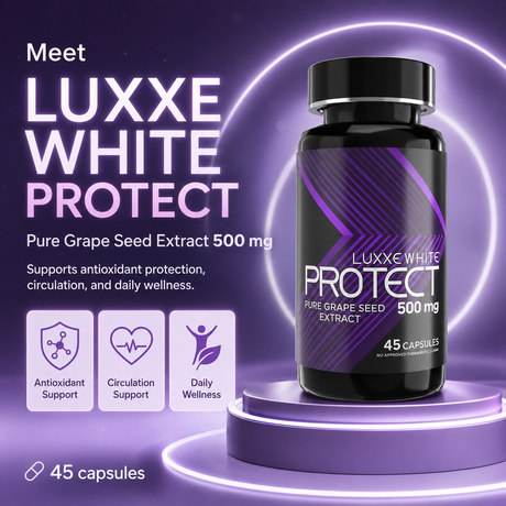 Luxxe White Protect grape seed extract supplement