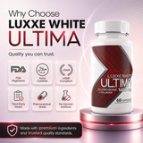Luxxe White Ultima: The World's First All-in-One Skin System - Glutathione + Collagen + Oral Sunblock 1400mg