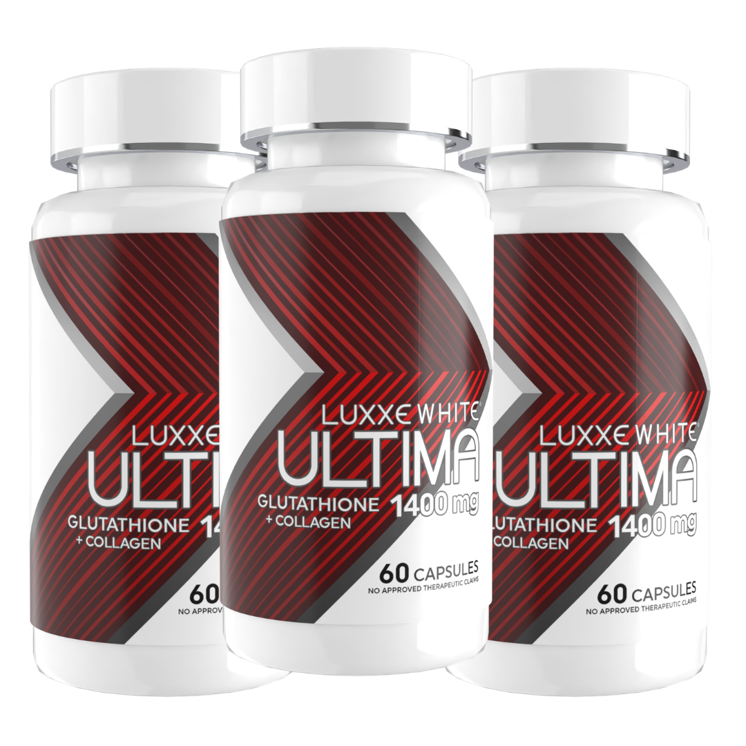 Luxxe White Ultima: Glutathione + Marine Collagen, 60 Capsules